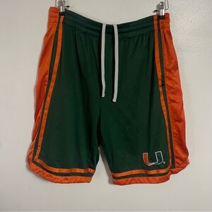 Vintage Miami Hurricanes Stadium Athletics NCAA Basketball Shorts